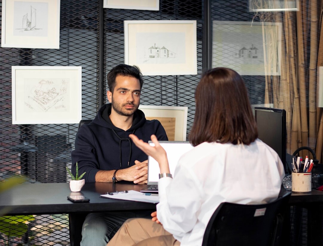 professional interviewers in meeting